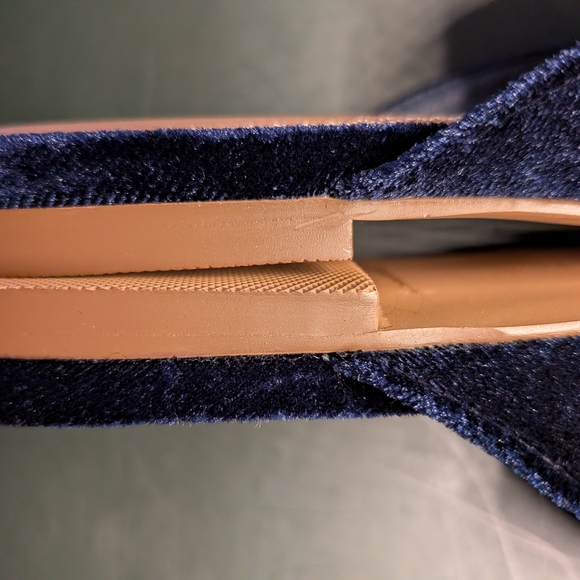 ASOS Navy Pineapple Embroidered Mules UK 4 | US 6 - Picture 5 of 6